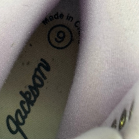 🔥🔥🔥JACKSON White and Purple Soft Skate Size: 9🔥🔥🔥 - Picture 7 of 8